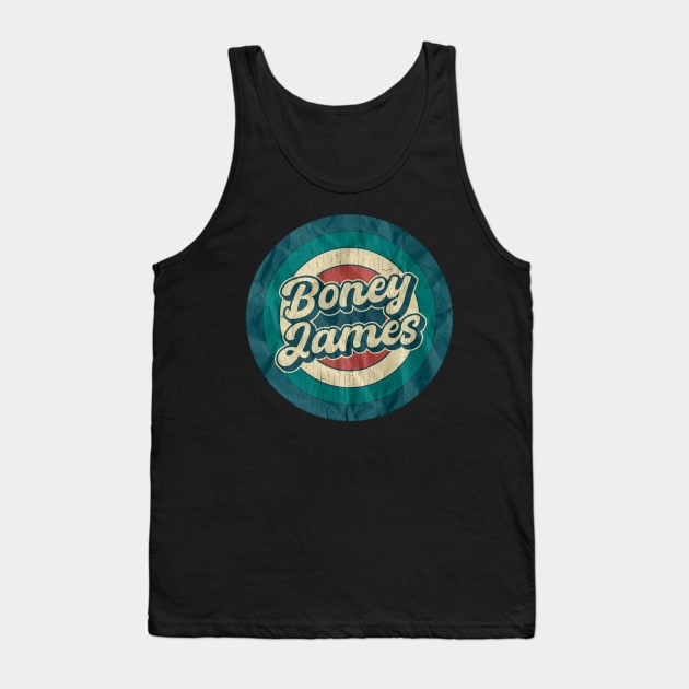 Boney James - Retro Circle Tank Top by Jurou